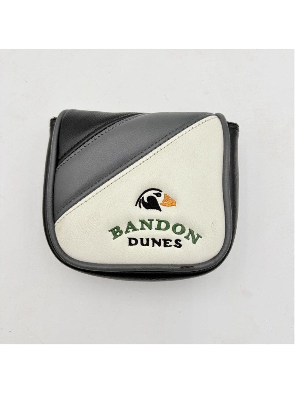Bandon Dunes Mallet Golf Putter Head Cover Black/White PRG
